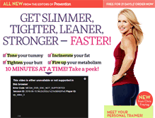 Tablet Screenshot of getyourbodybackdvd.com